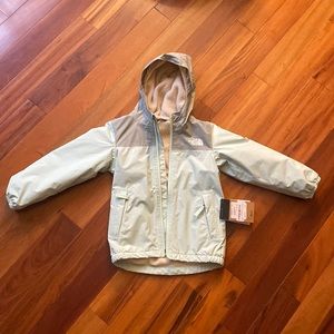 NWT The North Face Toddler Rain Jacket size 5T | Misty Jade